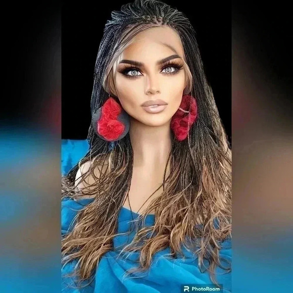 Braided wigs, 100% handmade, long braids  gorgeous, ALINA, NWT - Picture 11 of 16